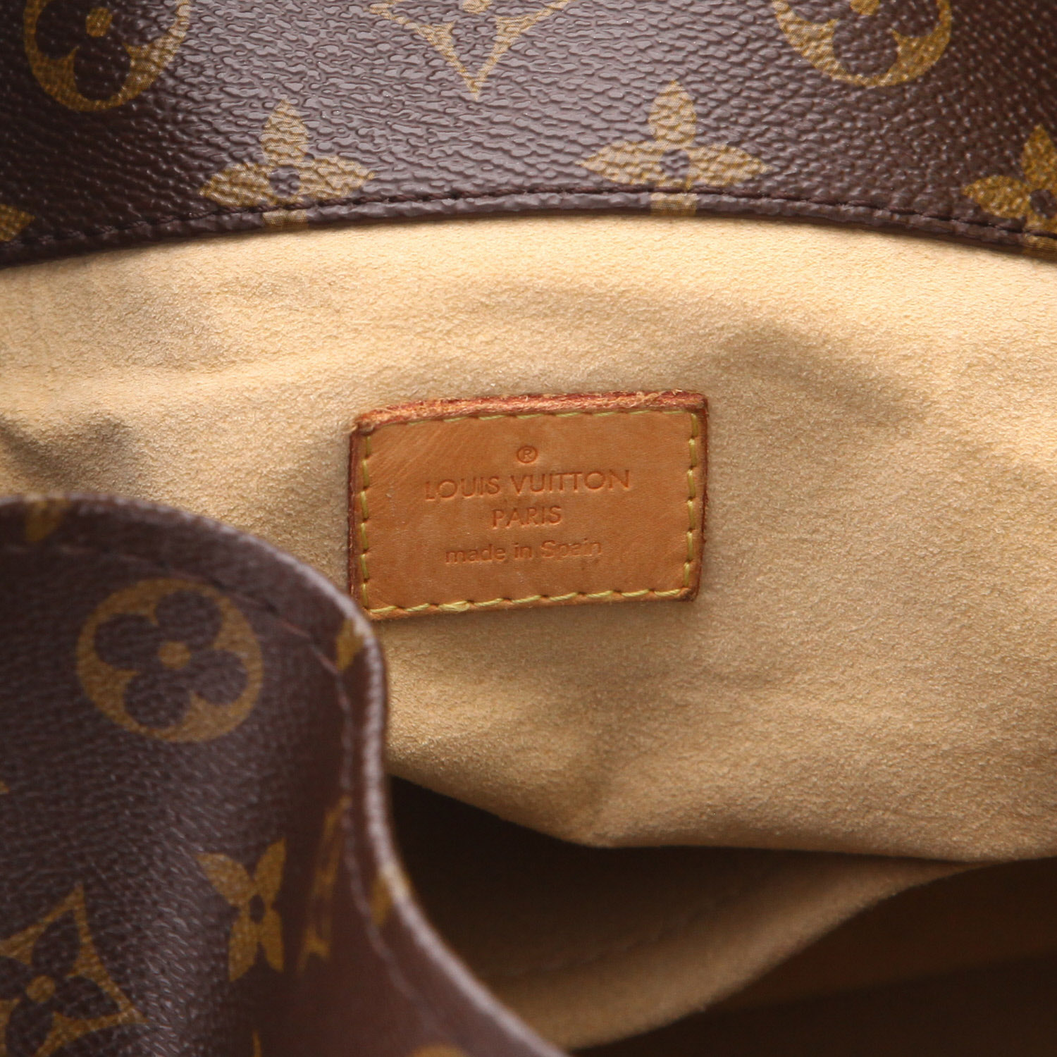 Louis Vuitton  Artsy handbag  in brown monogram canvas  and natural leather - Detail D2
