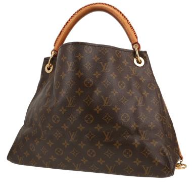 Sac à main Louis Vuitton  Artsy en toile monogram marron et cuir naturel