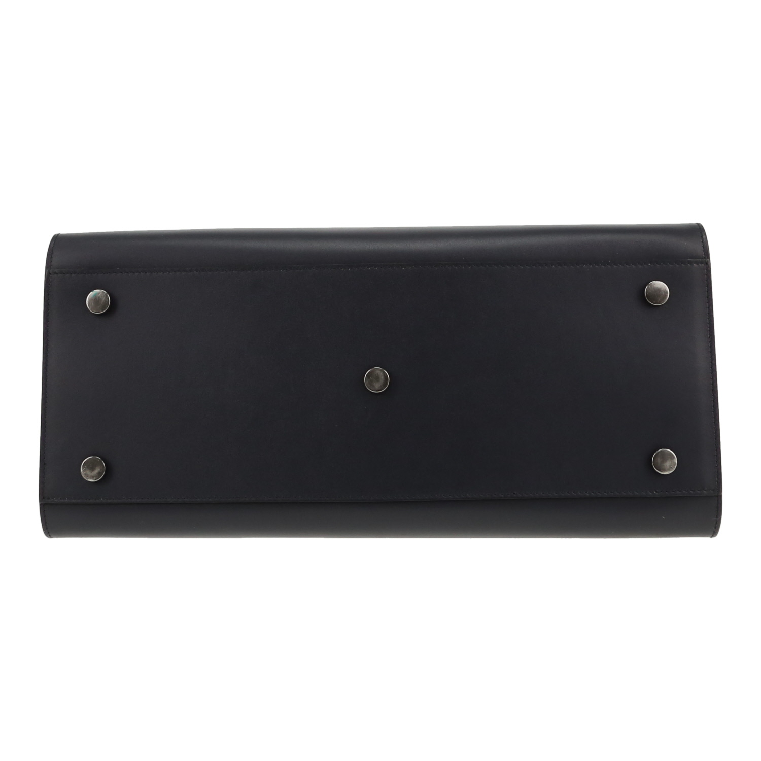 Saint Laurent  Sac de jour handbag  in navy blue leather - Detail D1