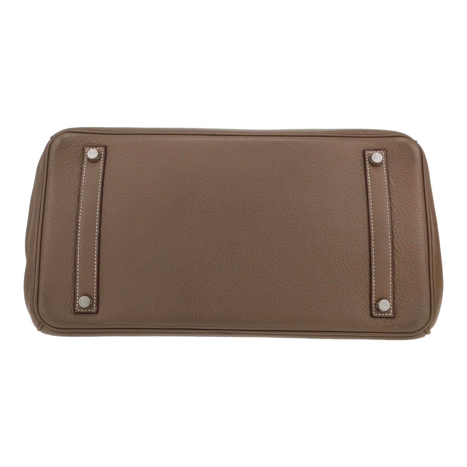 Borsa Hermès  Birkin 35 cm in pelle togo etoupe - Detail D1