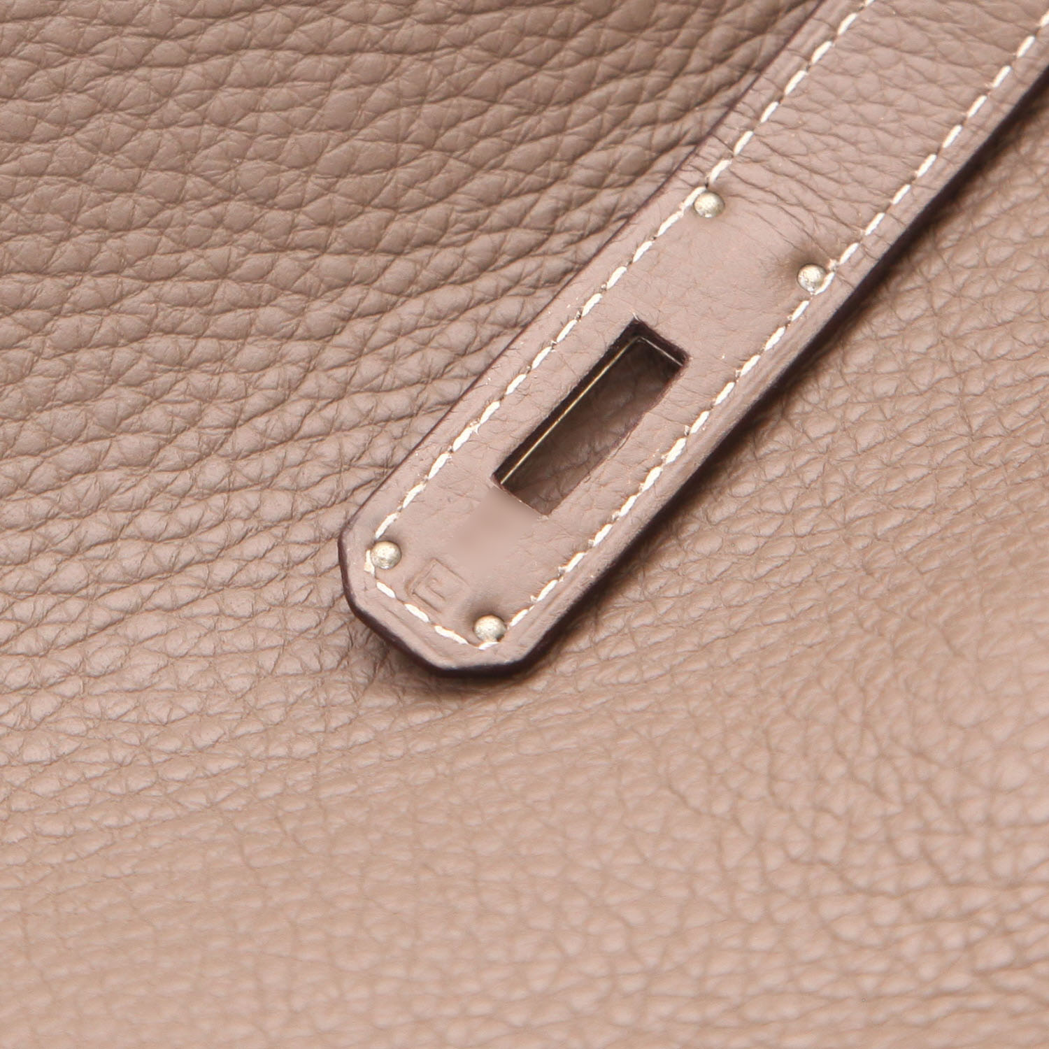 Sac à main Hermès  Birkin 35 cm en cuir togo étoupe - Detail D4