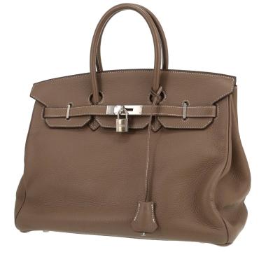 Hermès  Birkin 35 cm handbag  in etoupe togo leather
