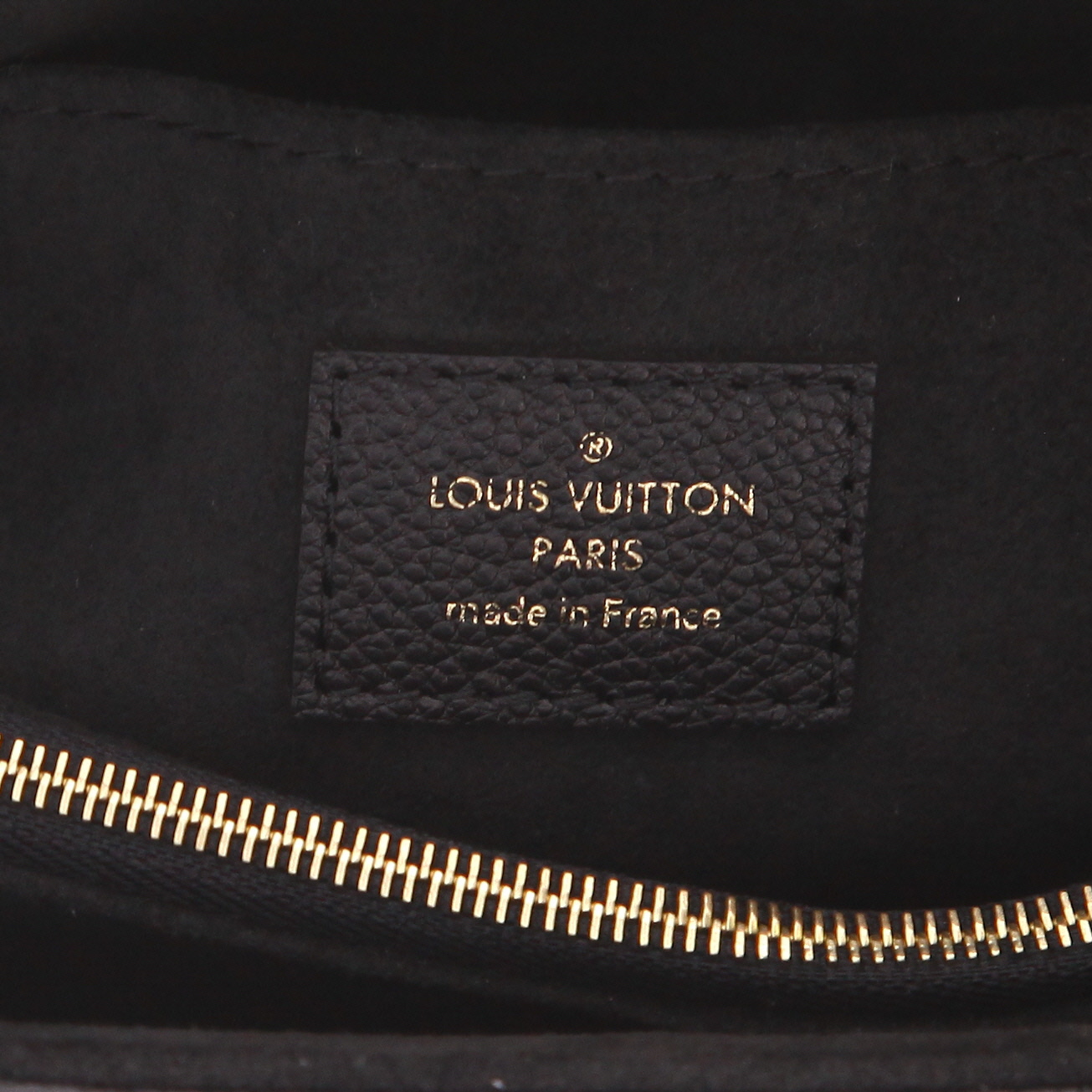 Sac bandoulière Louis Vuitton  Madeleine en cuir monogram empreinte noir - Detail D2