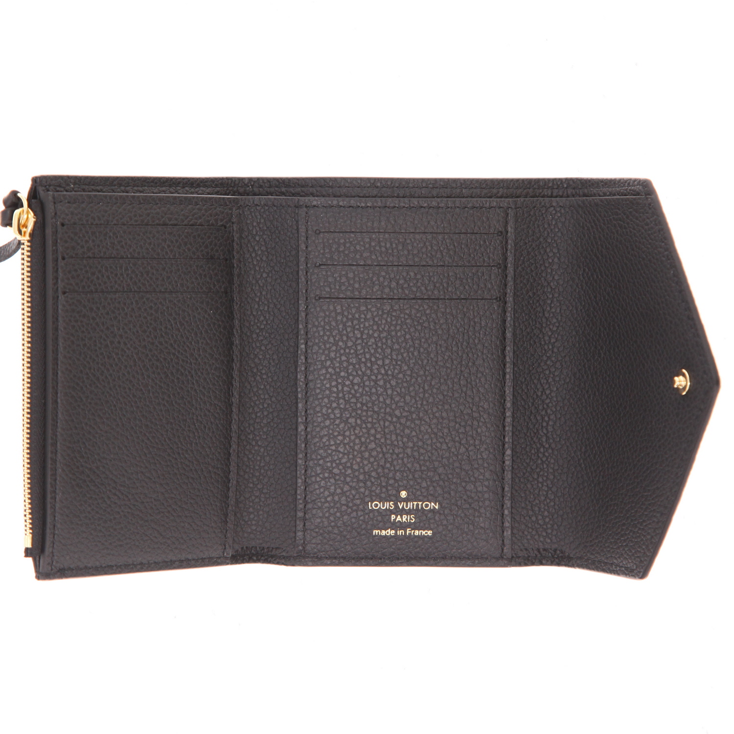 Bolso bandolera Louis Vuitton  Madeleine en cuero monogram huella negro - Detail D4