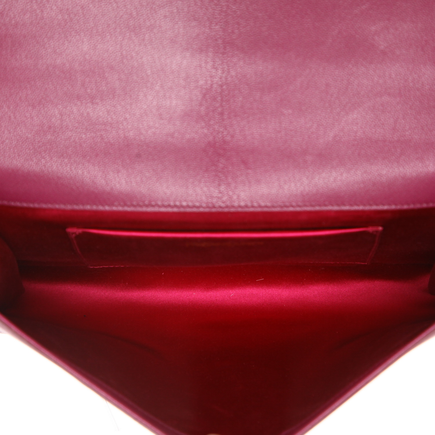 Saint Laurent   pouch  in purple grained leather - Detail D3