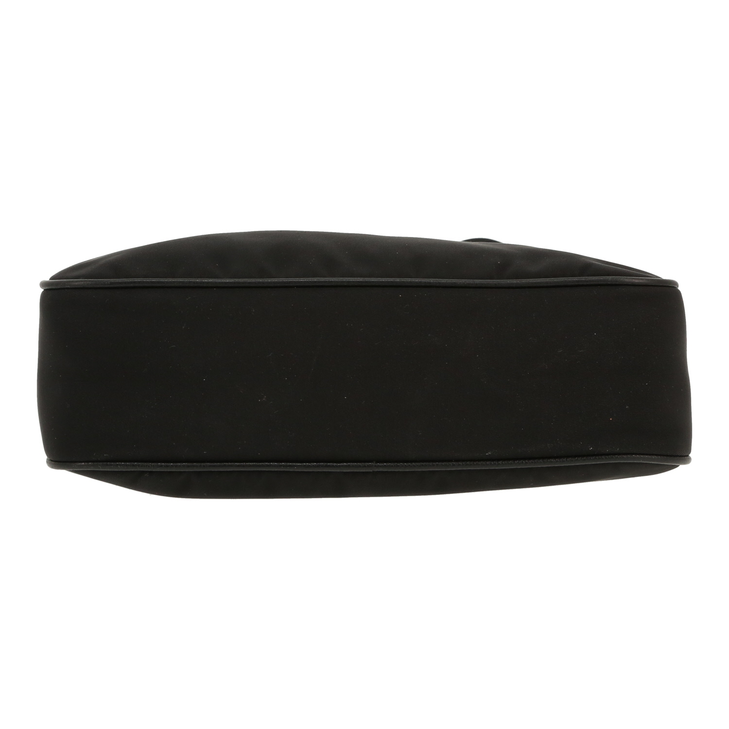 Prada  Re-Edition 2005 shoulder bag  in black canvas and leather - Detail D1