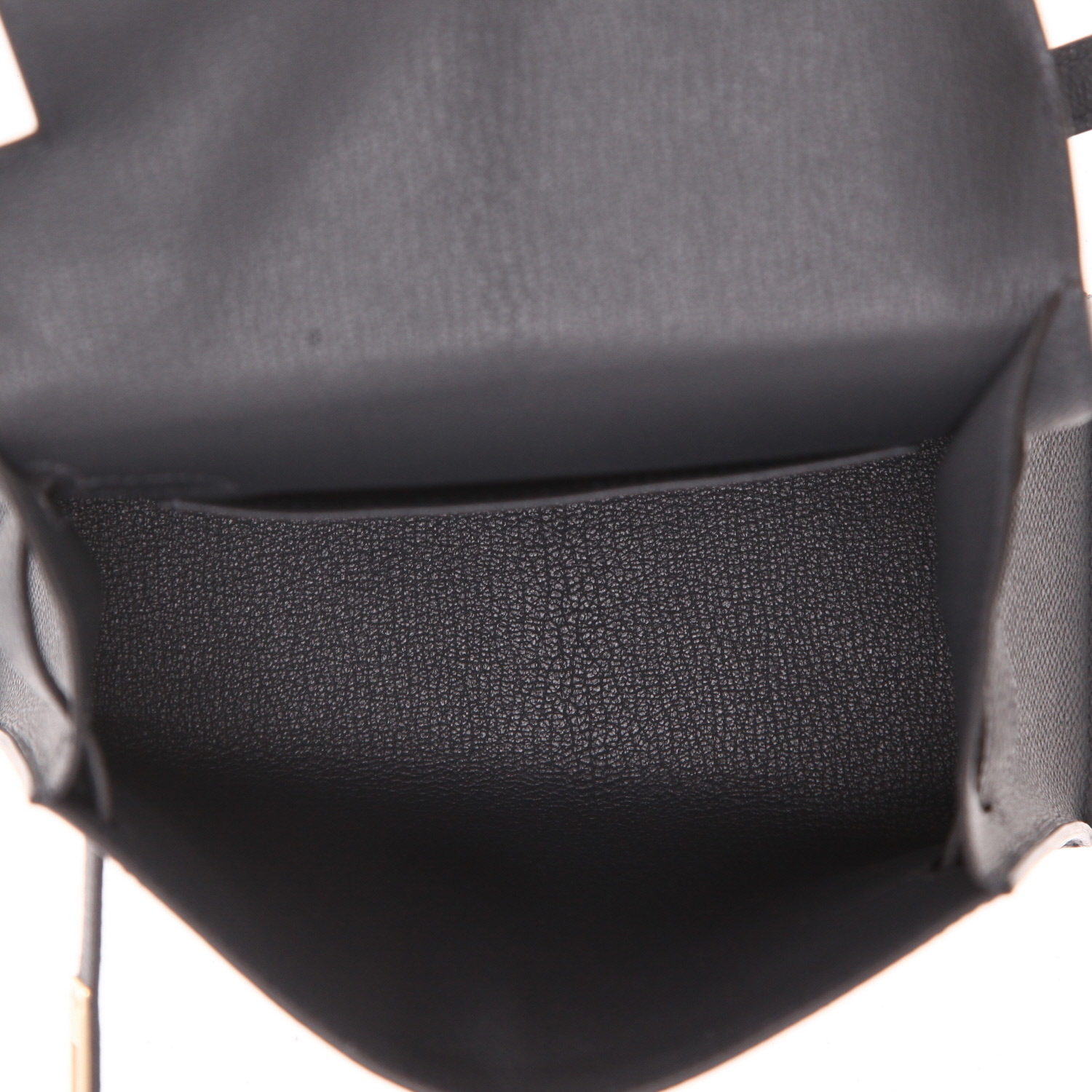 Bolso de mano Hermès  Kelly Désordre en cuero epsom Gris Agathe - Detail D3