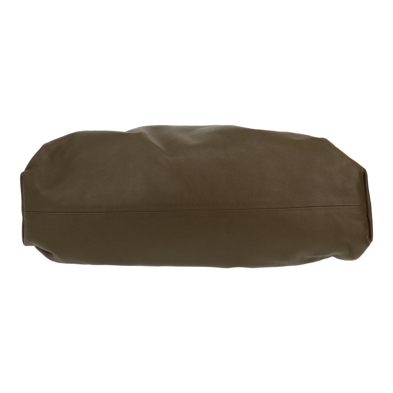 Pochette Bottega Veneta  Pouch en cuir vert-kaki - Detail D1