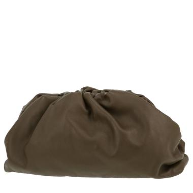Bolsito de mano Bottega Veneta  Pouch en cuero caqui