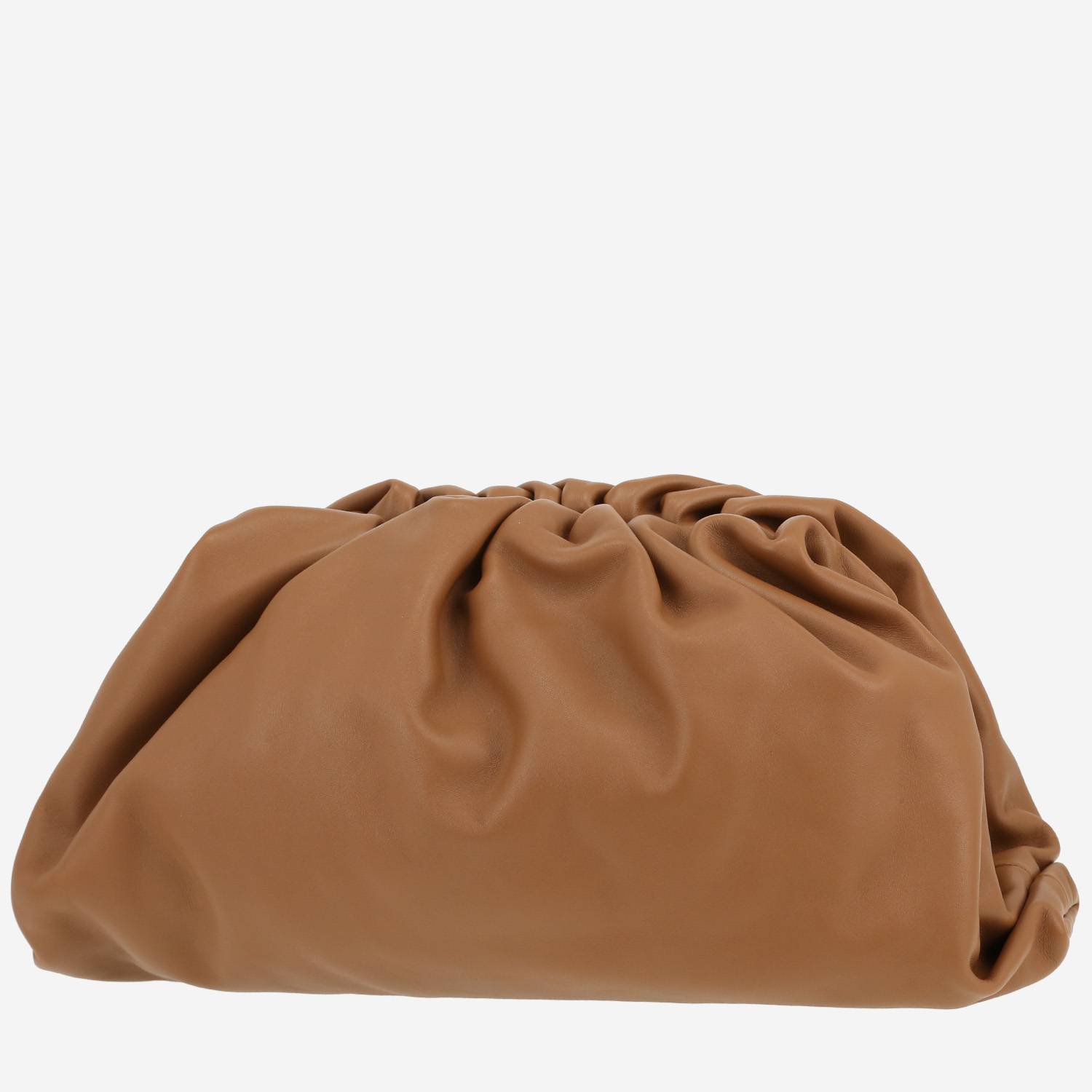 Pochette Bottega Veneta  Pouch en cuir marron