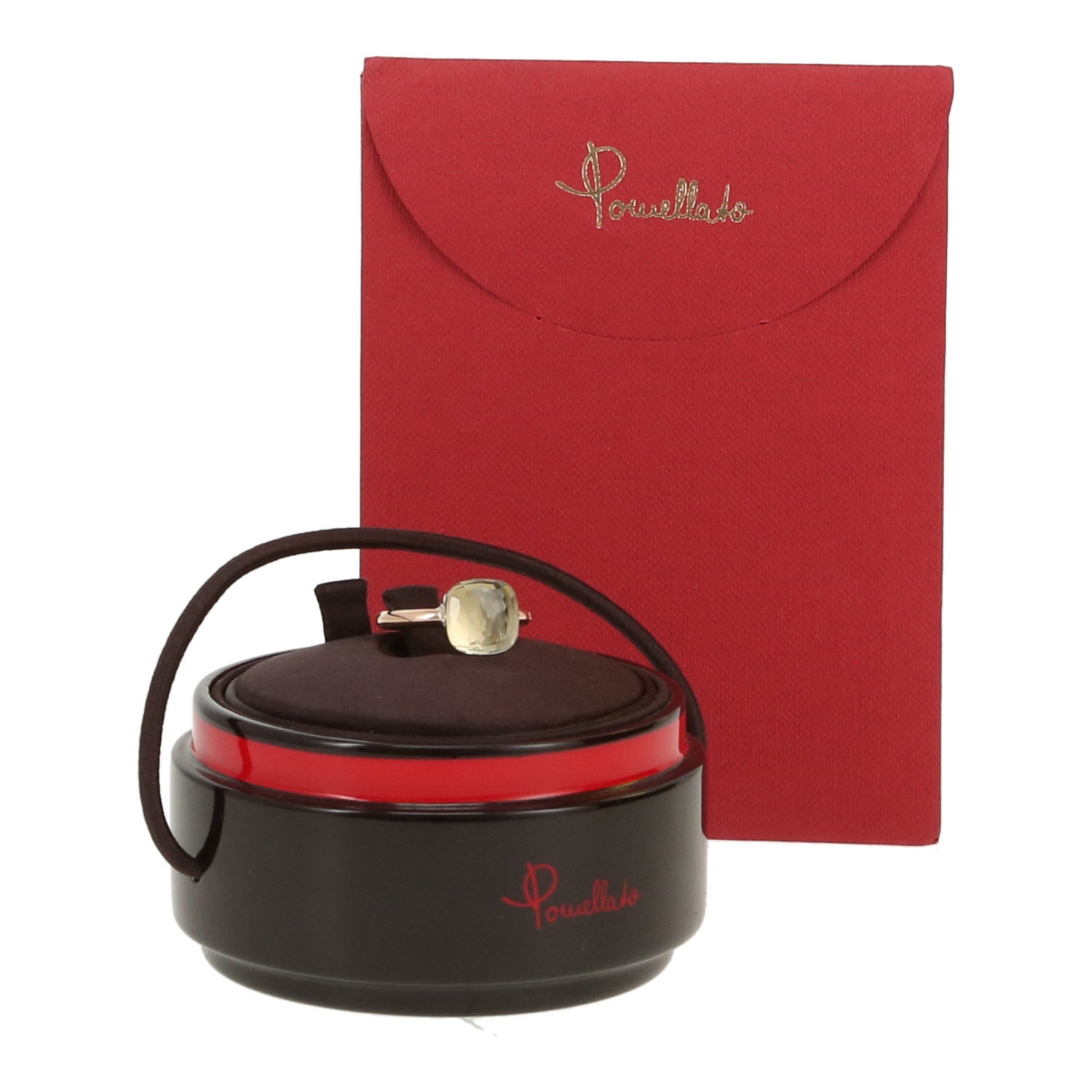 Sortija Pomellato Nudo Classic de oro rosa y prasiolita - Detail D2