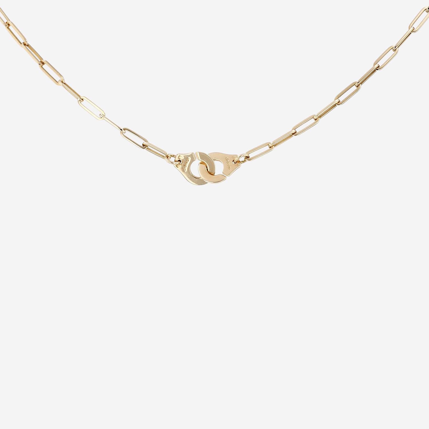 Dinh Van Menottes R12 necklace in yellow gold