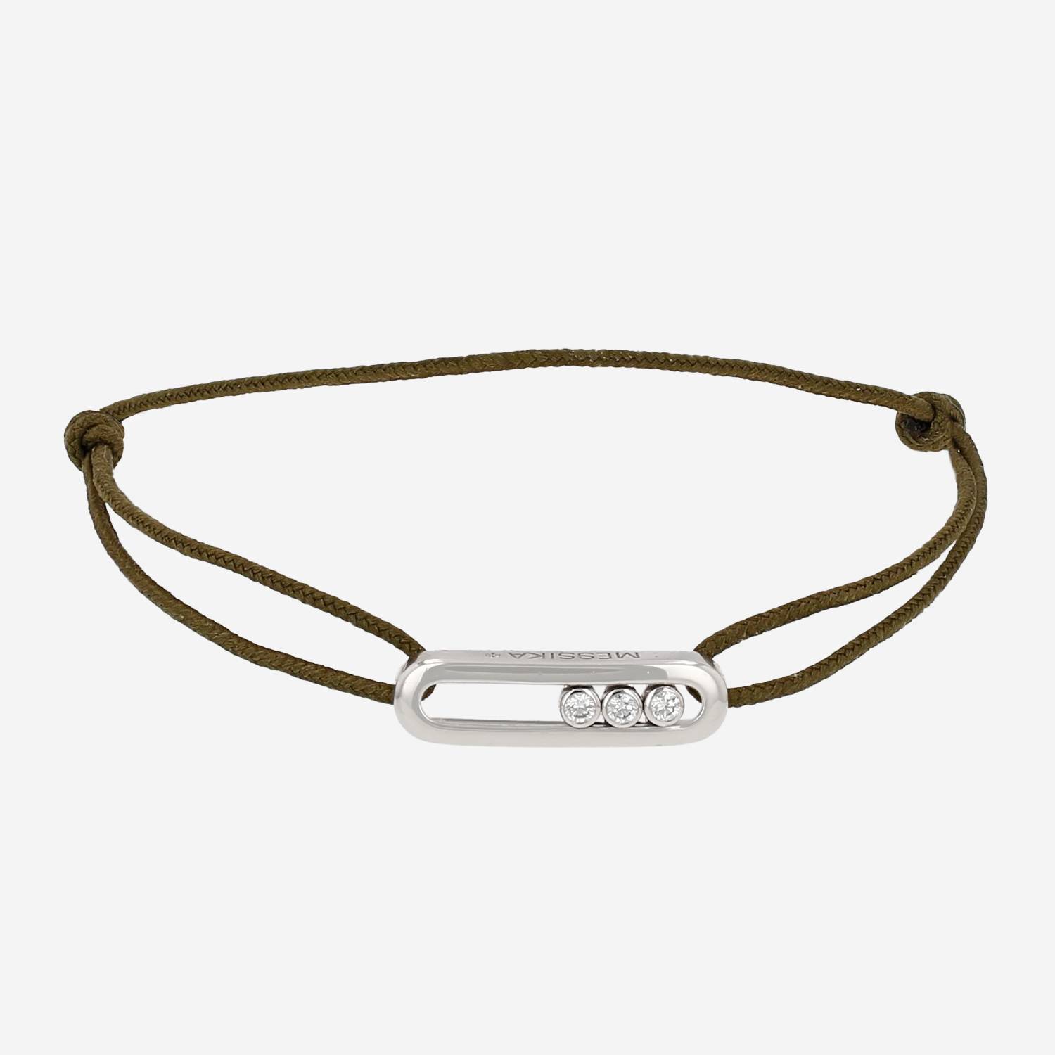 Bracciale Messika Messika Care in oro bianco e diamanti