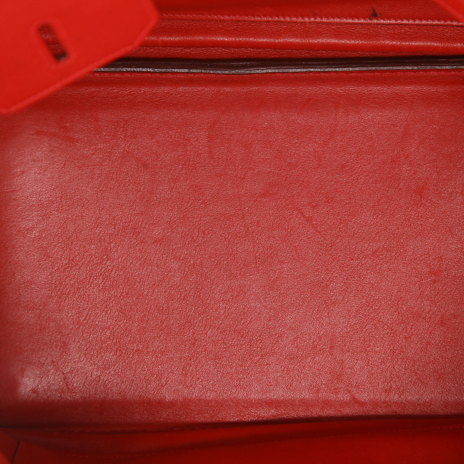 Hermès  Birkin 35 cm handbag  in red Swift leather - Detail D3