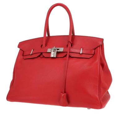 Hermès  Birkin 35 cm handbag  in red Swift leather