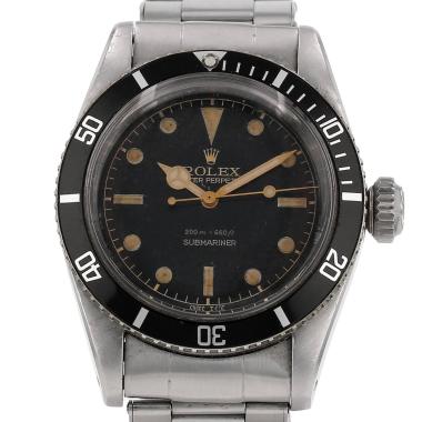 Reloj Rolex Submariner de acero Ref: Rolex - 6538  Circa 1957