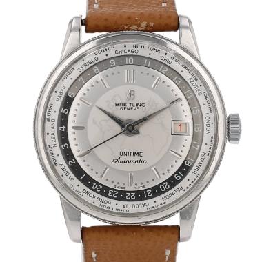 Breitling Unitime  in stainless steel Ref: Breitling - 1260  Circa 1950