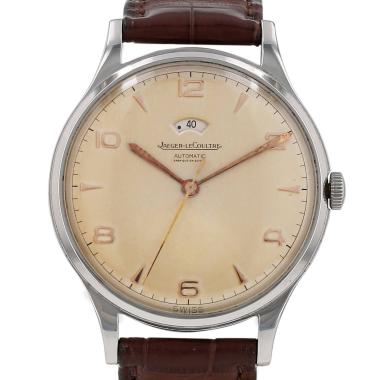 Reloj Jaeger-LeCoultre Powermatic de acero, ref.: Jaeger-LeCoultre - E372, hacia 1955