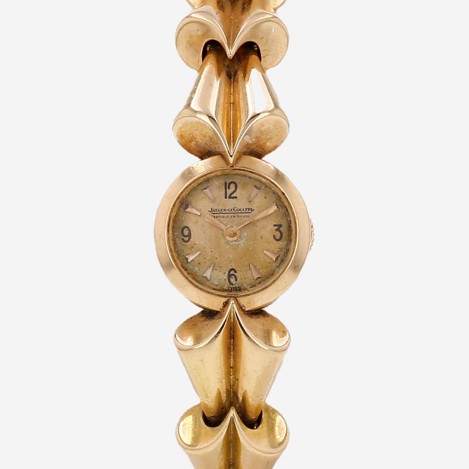 Montre Jaeger-LeCoultre Vintage en or rose Vers 1950