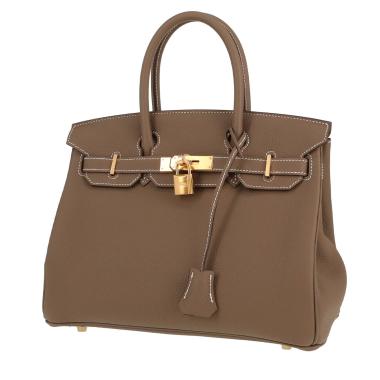 Borsa Hermès  Birkin 30 cm in pelle togo etoupe