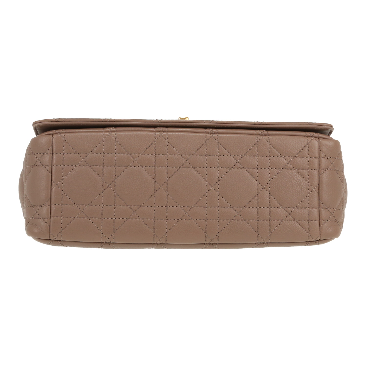 Borsa a tracolla Dior  Caro in pelle cannage beige - Detail D1