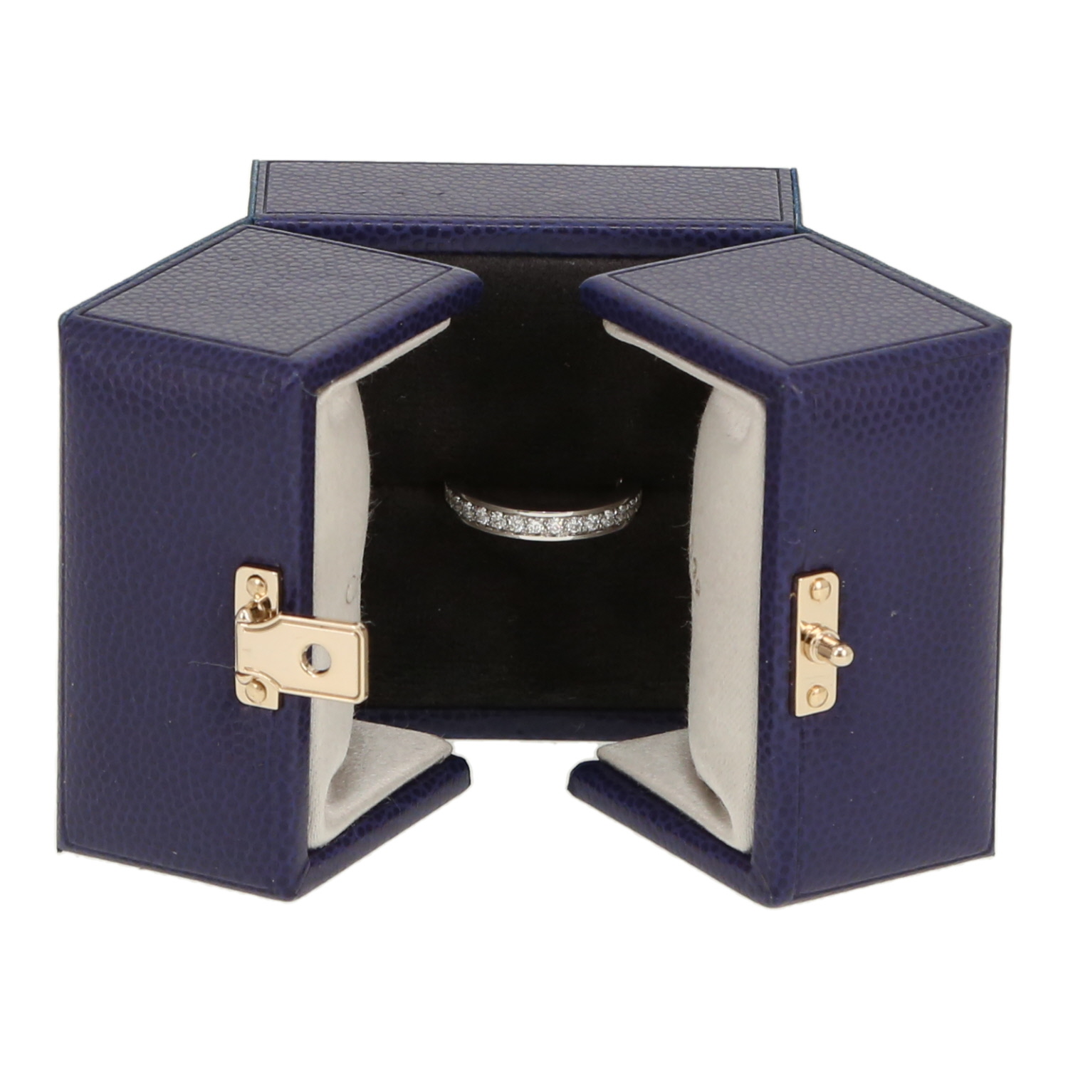 Chaumet Joséphine wedding ring in white gold and diamonds - Detail D2