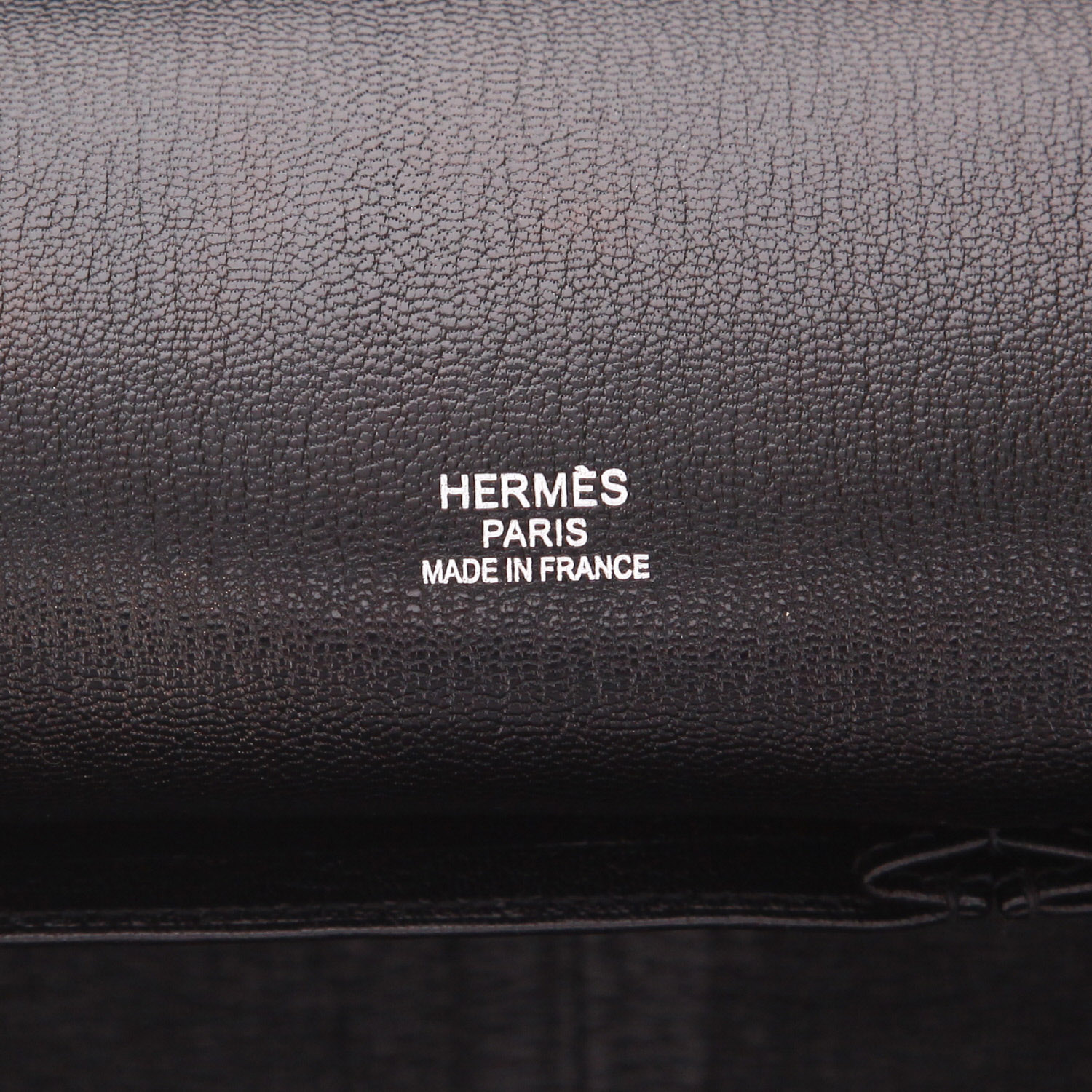 Borsa a tracolla Hermès  Jypsiere 34 cm in pelle togo nera - Detail D2