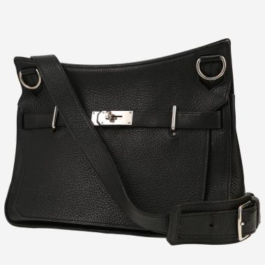 Hermès  Jypsiere 34 cm shoulder bag  in black togo leather