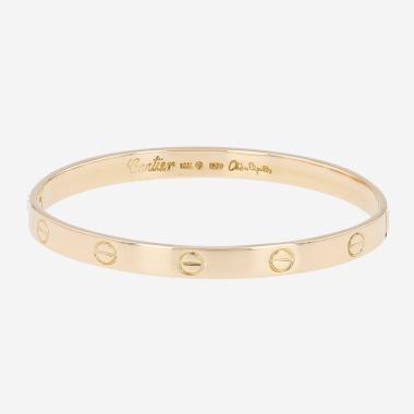 Bracciale Cartier Love Aldo Cipullo in oro giallo