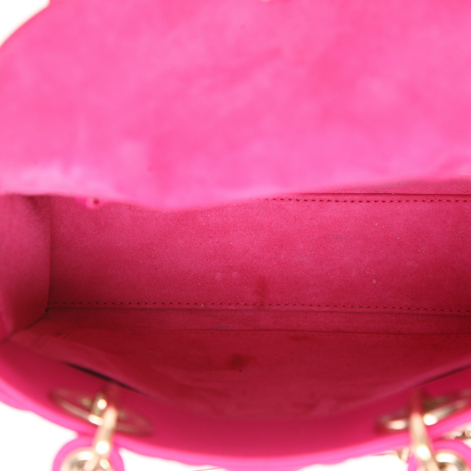 Borsa Dior  Lady Dior in pelle cannage rosa - Detail D3