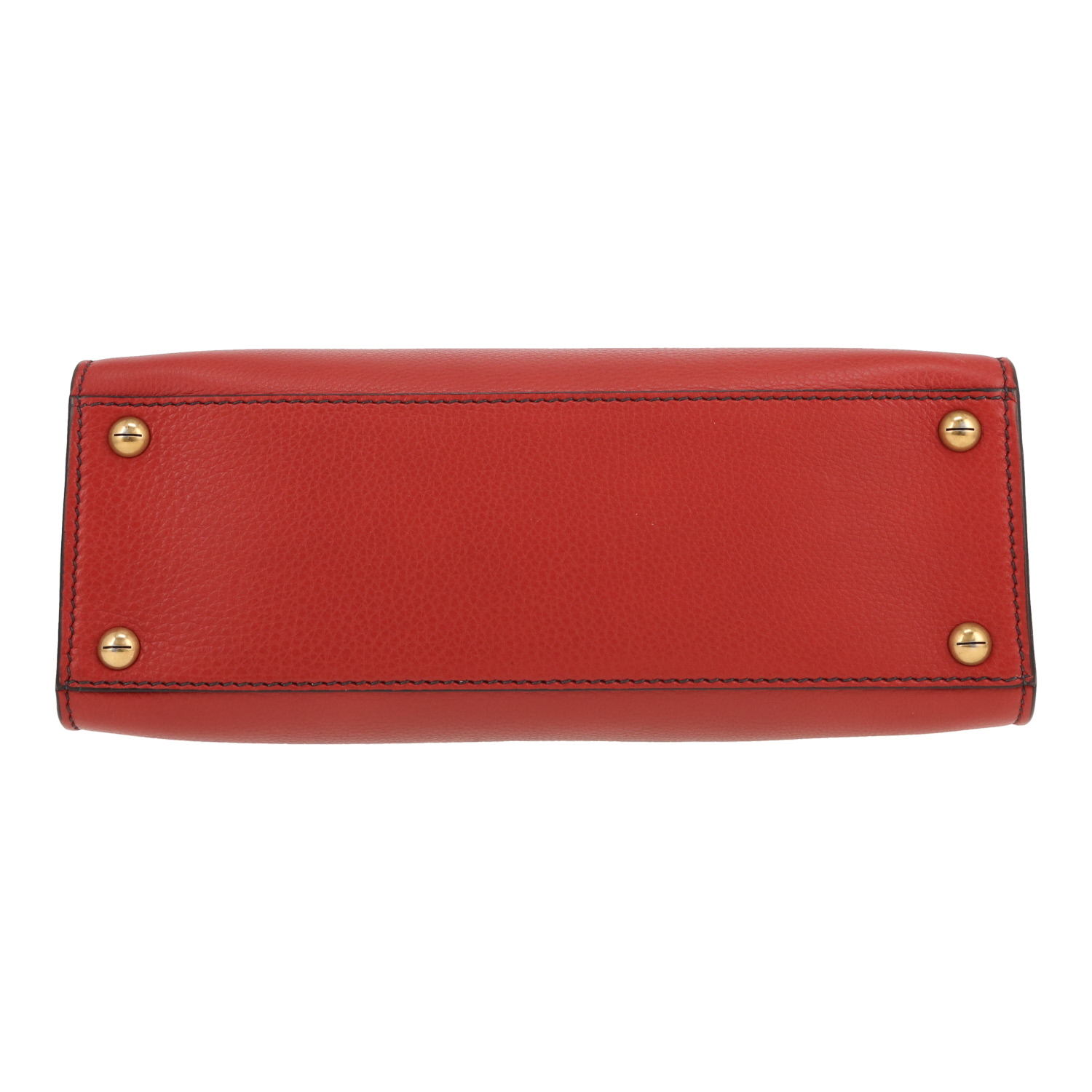 Bolso bandolera Dior  Dioraddict en cuero rojo - Detail D1