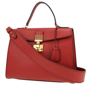 Sac bandoulière Dior  Dioraddict en cuir rouge