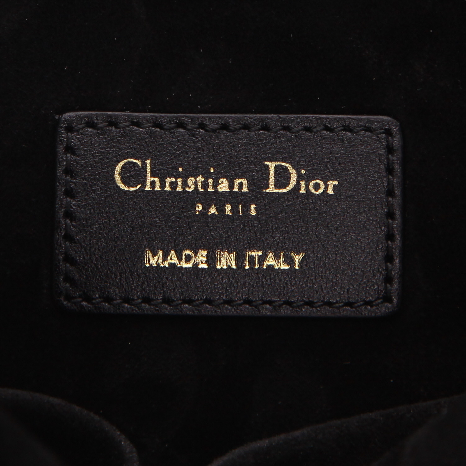 Bolso Cabás Dior  Essential en cuero cannage negro - Detail D2