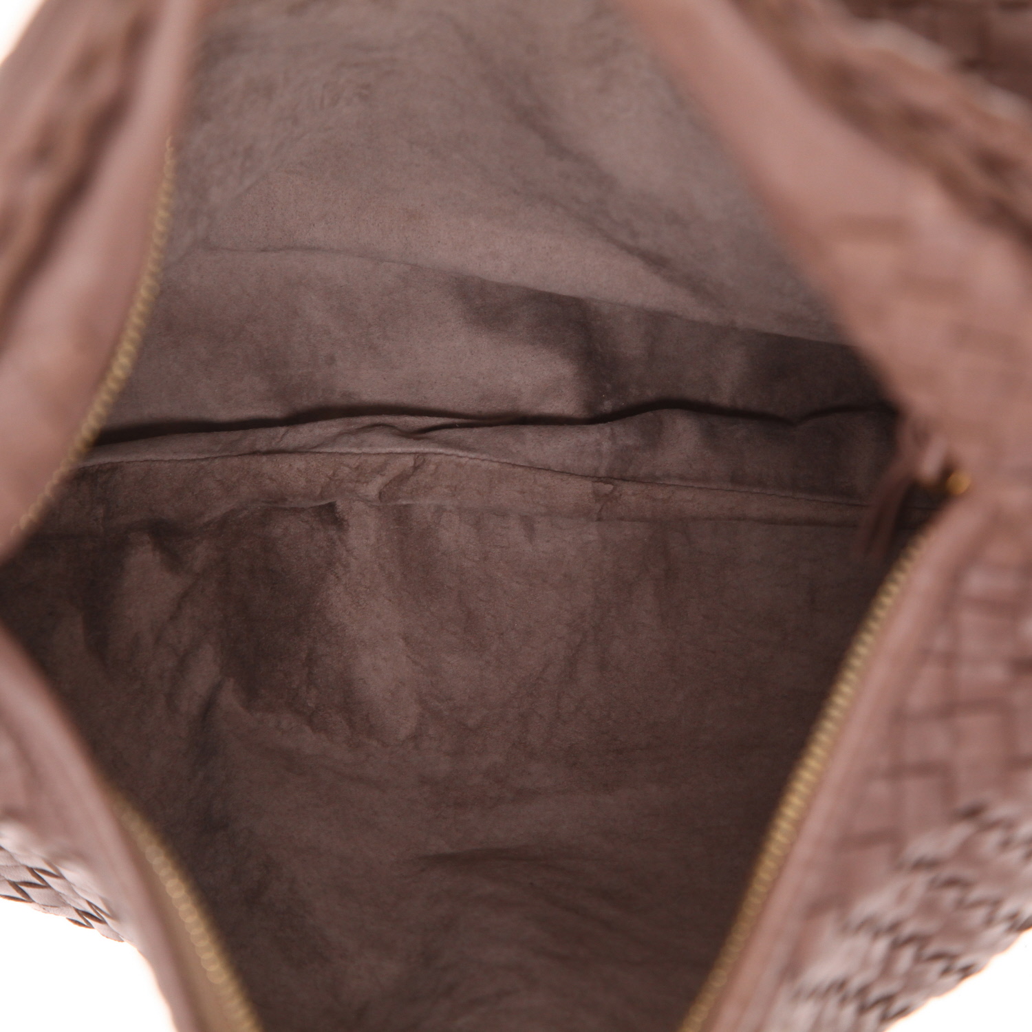 Bottega Veneta  Veneta handbag  in taupe intrecciato leather - Detail D3