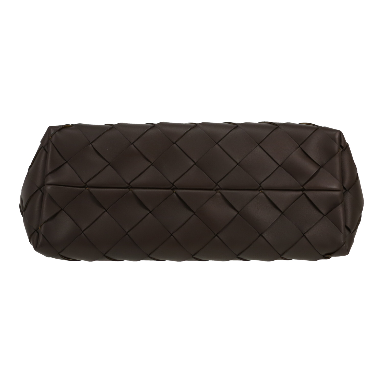 Shopping bag Bottega Veneta  Cabat in pelle intrecciata marrone - Detail D1