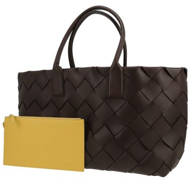 Bolso Cabás Bottega Veneta  Cabat en cuero intrecciato marrón