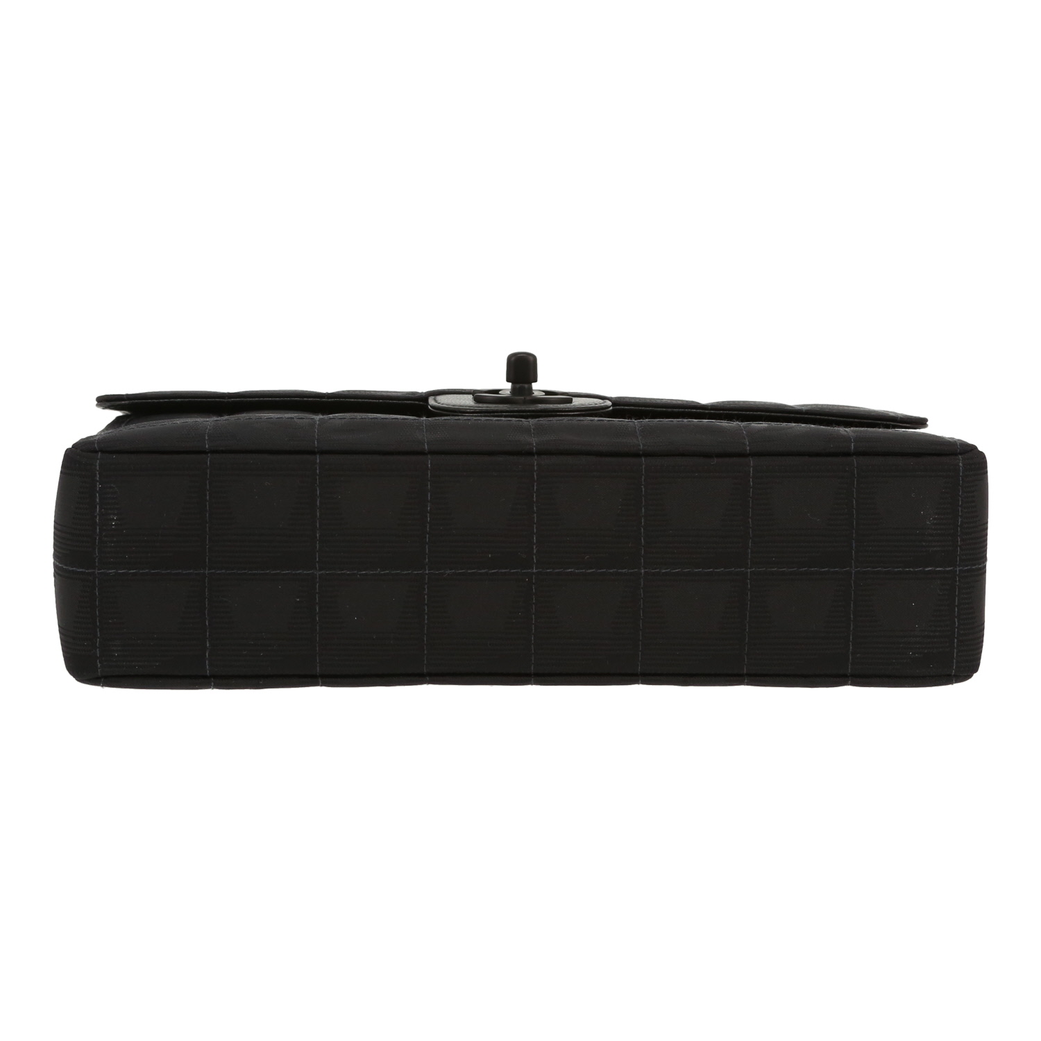 Bolso bandolera Chanel «Timeless Classic» de lona negra - Detail D1