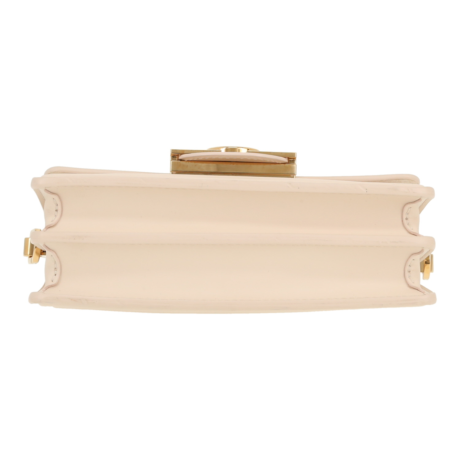 Louis Vuitton  Dauphine East West shoulder bag  in powder pink leather - Detail D1