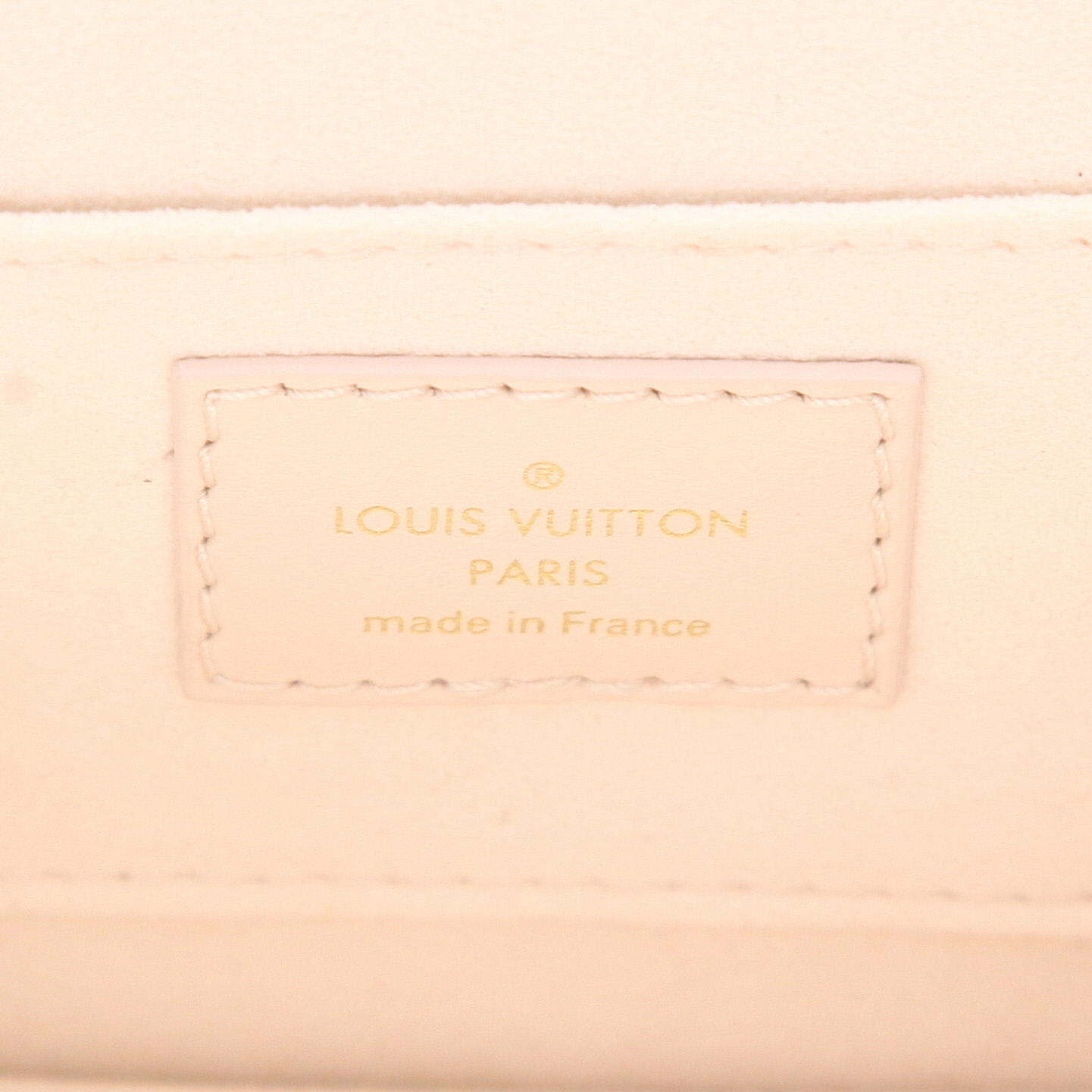 Borsa a tracolla Louis Vuitton  Dauphine East West in pelle rosa polvere - Detail D2