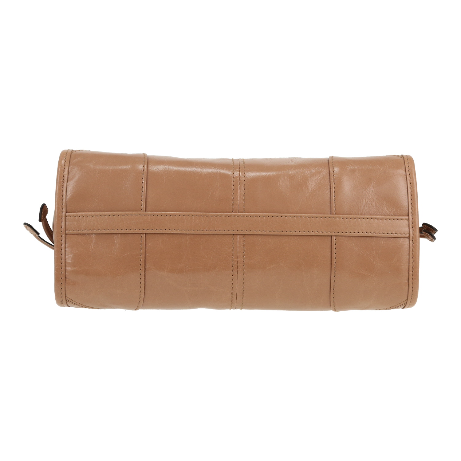 Prada  Bonnie small model  shoulder bag  in beige leather - Detail D1