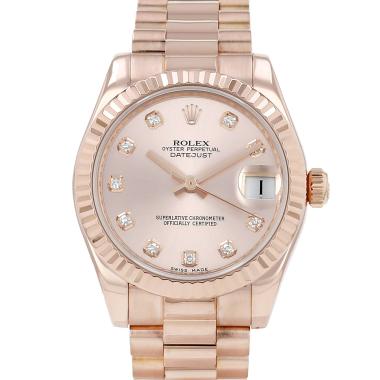 Orologio Rolex Datejust in oro rosa Ref: Rolex - 178275F  Circa 2007
