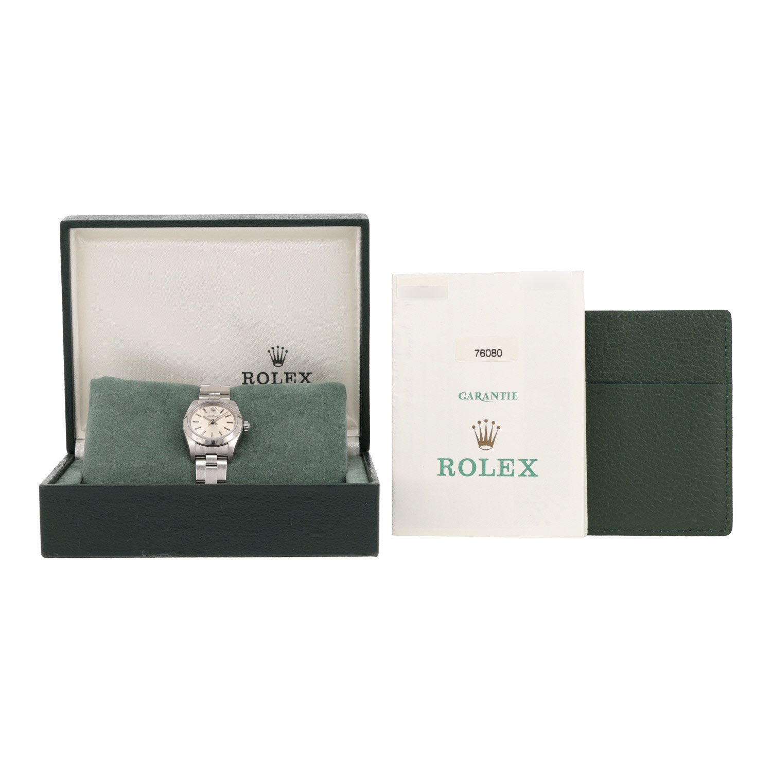 Reloj Rolex Lady Oyster Perpetual de acero Ref: Rolex - 76080  Circa 1998 - Detail D2