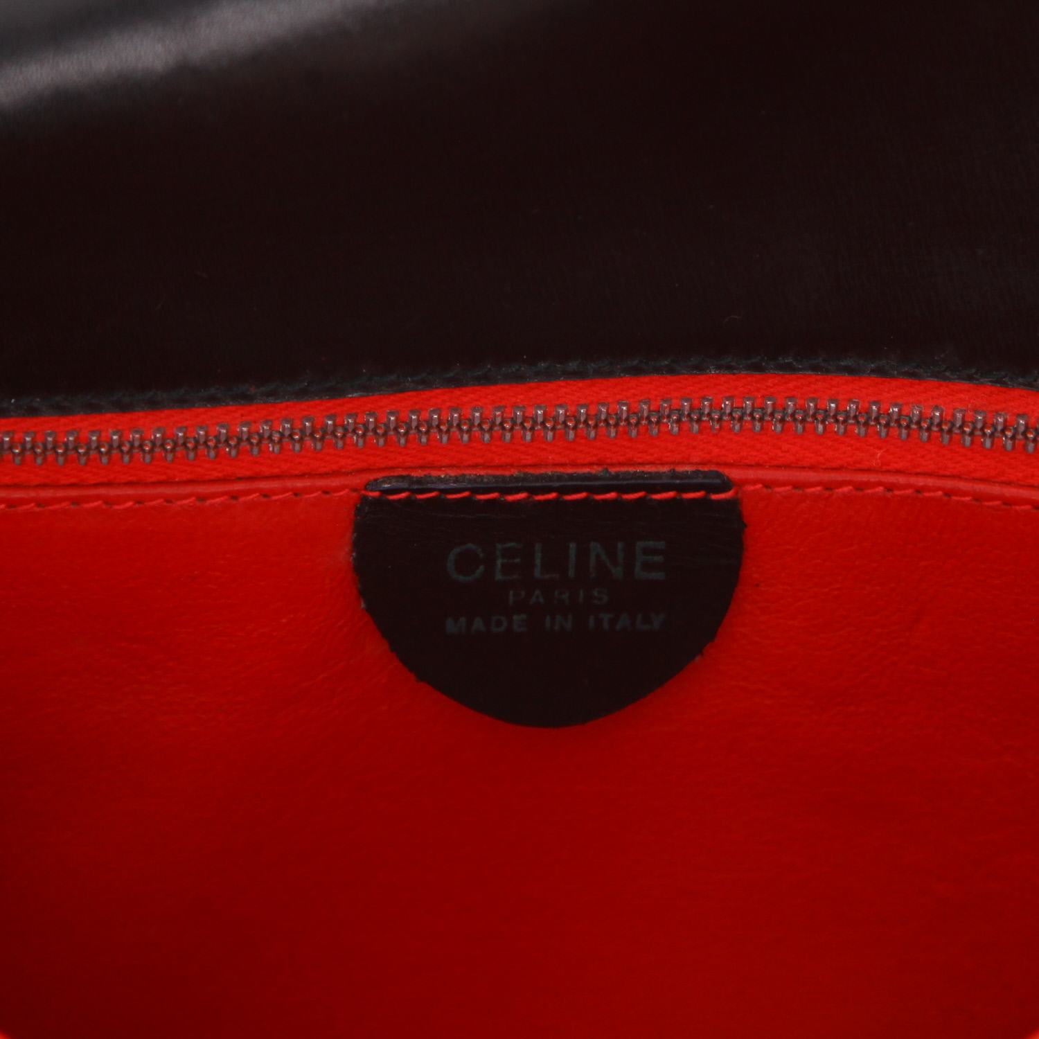 Sac à main Celine  Vintage en cuir noir - Detail D2