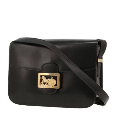 Sac à main Celine  Vintage en cuir noir