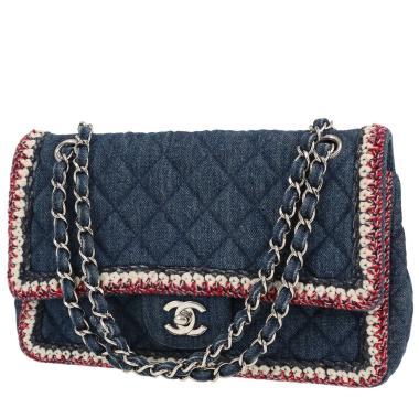 Chanel  Timeless handbag  in blue denim canvas