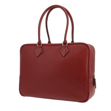 Borsa Hermès  Plume in pelle box rosso H