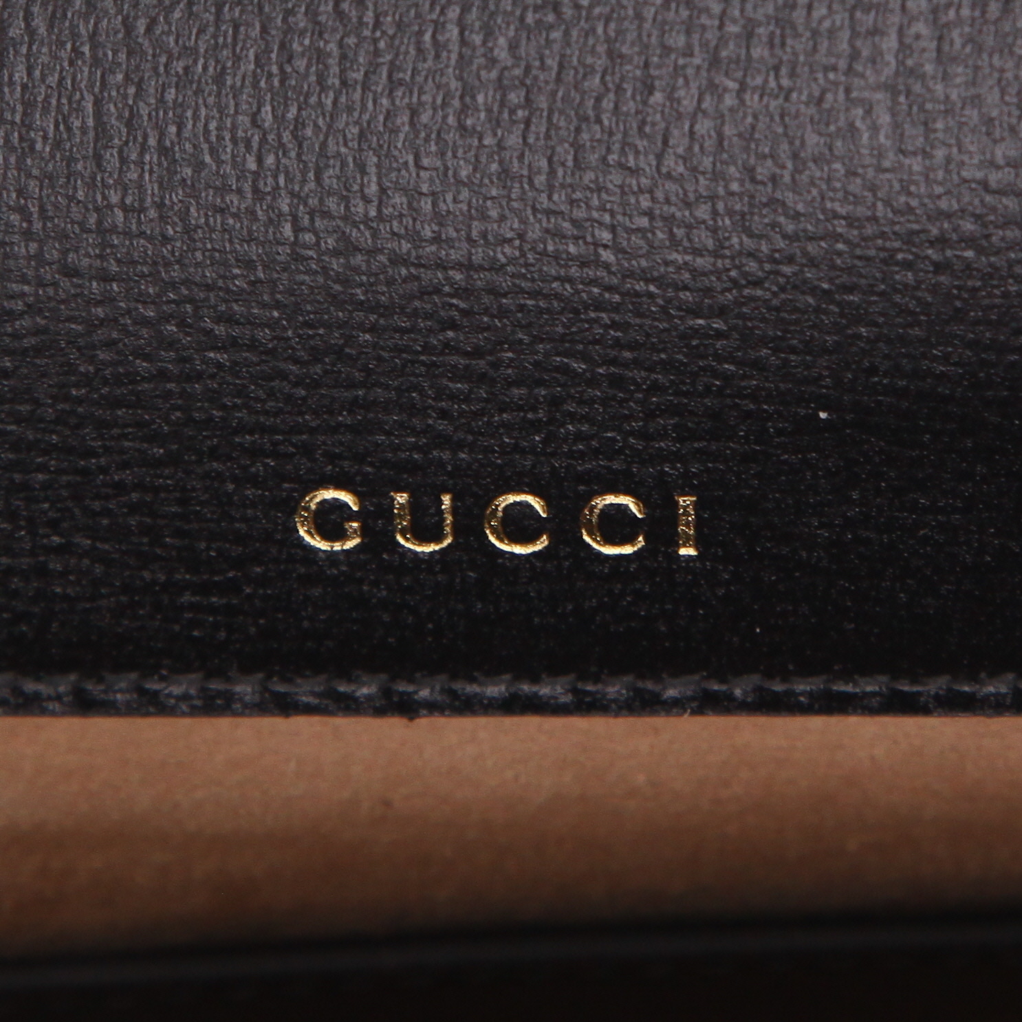 Sac bandoulière Gucci  1955 Horsebit en cuir noir - Detail D2