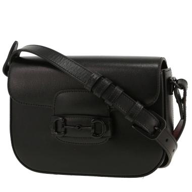 Sac bandoulière Gucci  1955 Horsebit en cuir noir