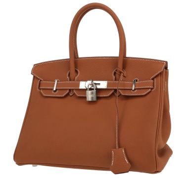 Hermès  Birkin 30 cm handbag  in gold togo leather