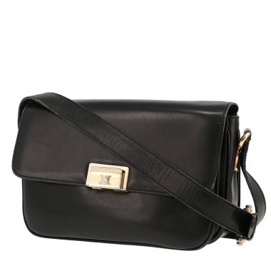 Bolso de mano Celine  Vintage en cuero negro